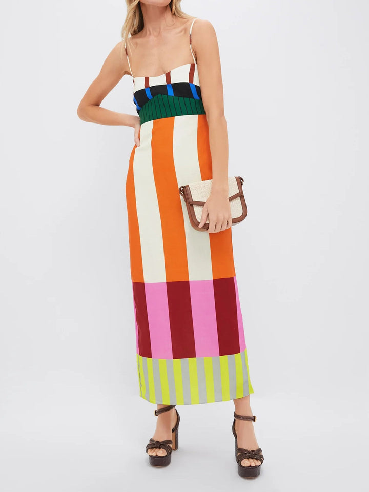 Martha Stripe Midi – Riviera Edition - Serena Studio